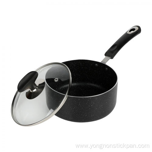 Aluminum non-stick soup pot pan induction